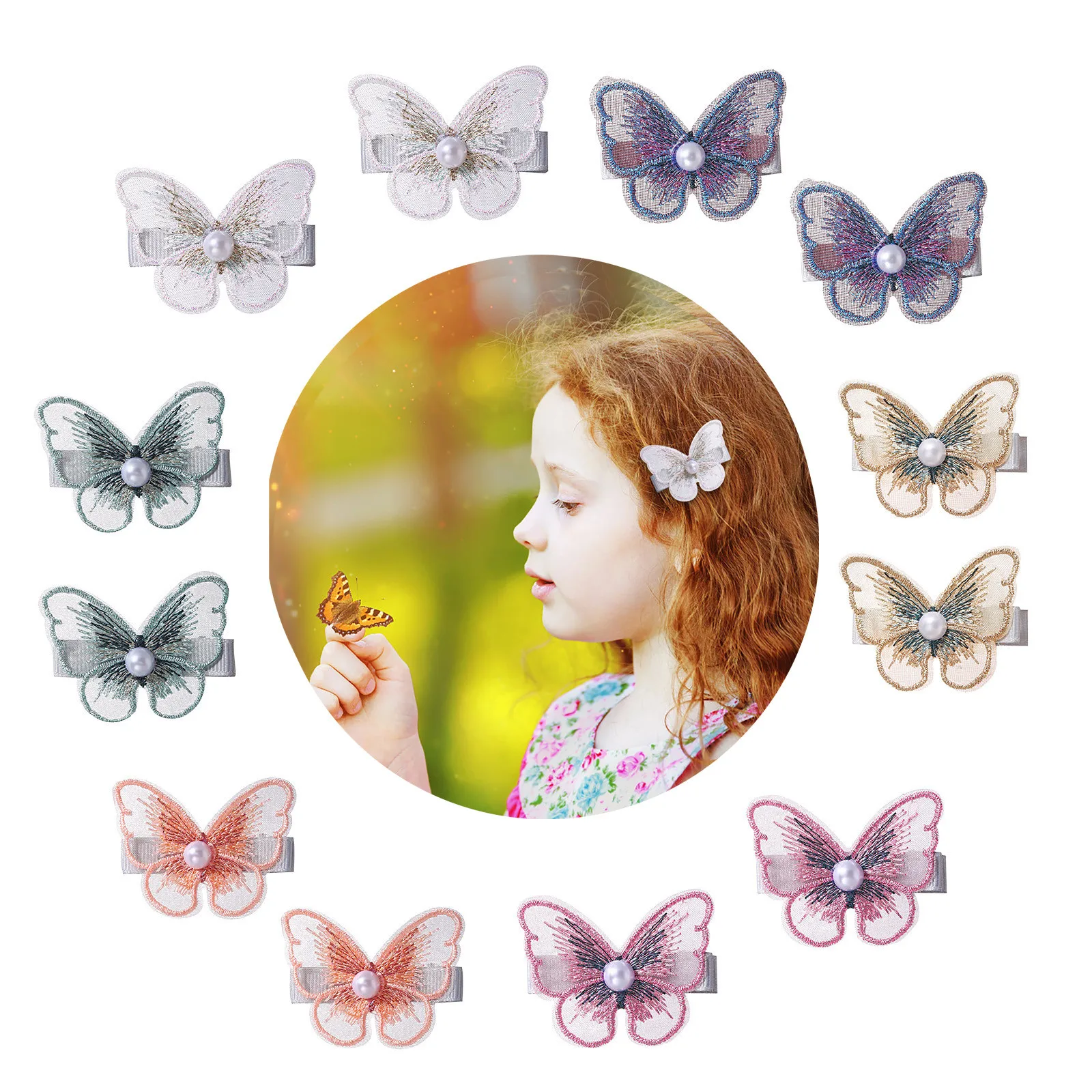 2pc Hair Clips Pearl Embroidery Mesh Hair Clips Hair Accessories Sweet Fairy Butterfly Hairpin Clip Girls Lovely Hair Clips
2pc Hair Clips Pearl Embroidery Mesh Hair Clips Hair Accessories Sweet Fairy Butterfly Hairpin Clip Girls Lovely Hair Clips