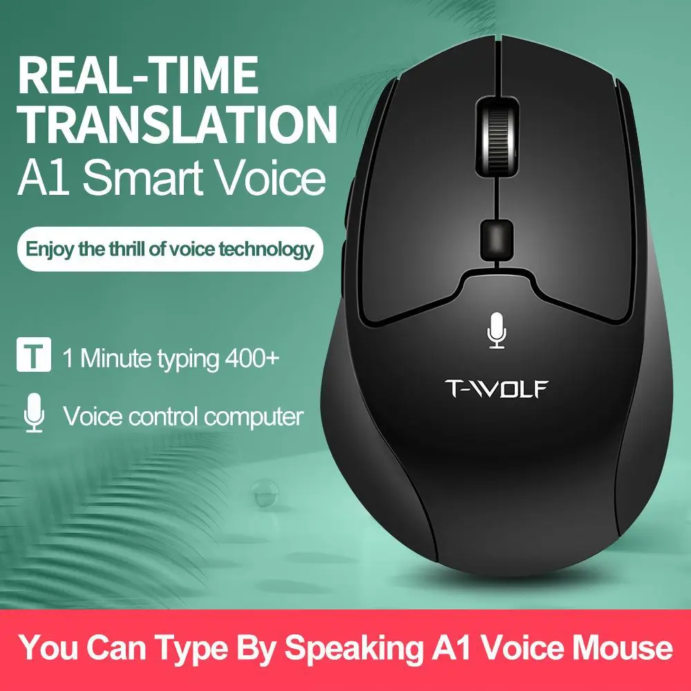 Ai Voice Mouse Mouse Charging Wireless Recognition Mouse Business Office Support 28 Languages for PC Computer Laptop Game Player
Ai Voice Mouse Mouse Charging Wireless Recognition Mouse Business Office Support 28 Languages for PC Computer Laptop Game Player