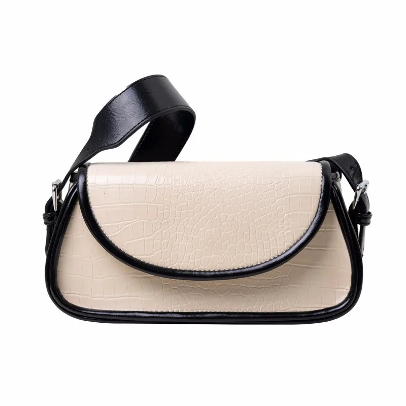 New Solid Color retro small bag crocodile embossed bread bag, shoulder and handbag High quality leather bag
New Solid Color retro small bag crocodile embossed bread bag, shoulder and handbag High quality leather bag