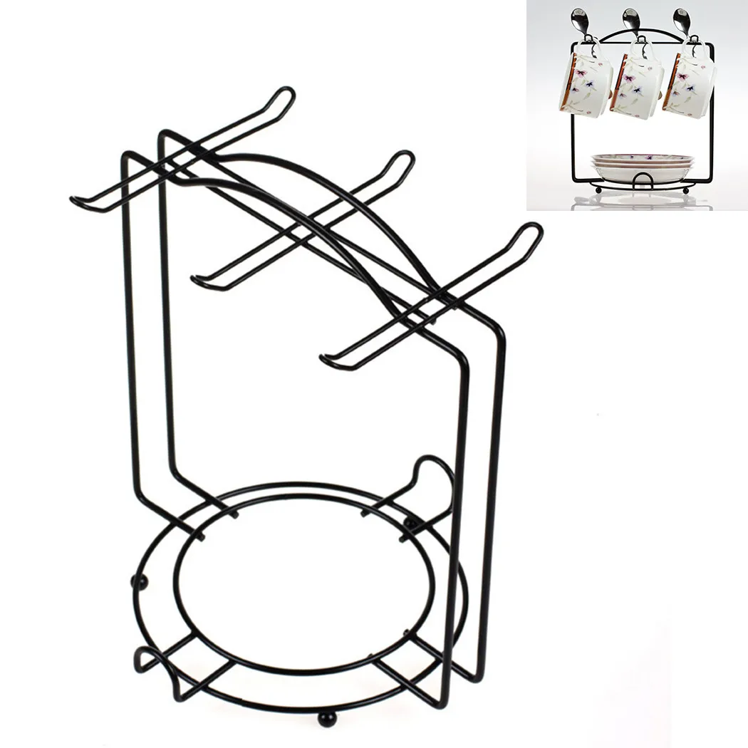 Stainless Steel Coffee Cup Plate Storage Mug Hanging Rack Holder Wrought Iron Home Decoration Kitchen Organizer
Stainless Steel Coffee Cup Plate Storage Mug Hanging Rack Holder Wrought Iron Home Decoration Kitchen Organizer