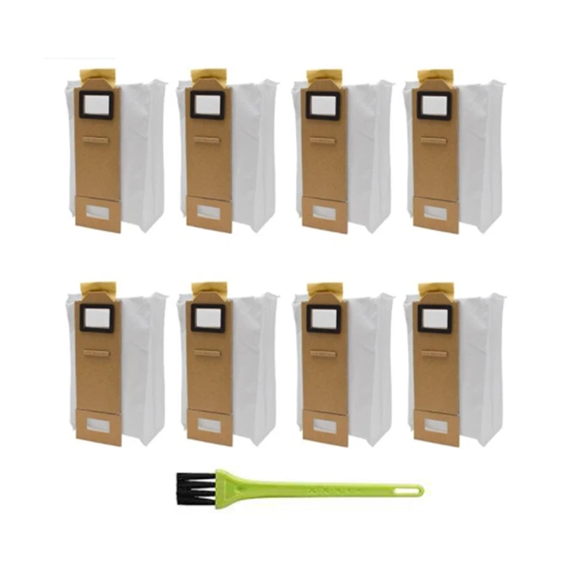 8 Pcs Vacuum Bag with Brush for Roborock S7 Dust Bag Replacement for Xiaomi Roborock S7 T7S T7S Plus Sweeper Garbage Bag
8 Pcs Vacuum Bag with Brush for Roborock S7 Dust Bag Replacement for Xiaomi Roborock S7 T7S T7S Plus Sweeper Garbage Bag