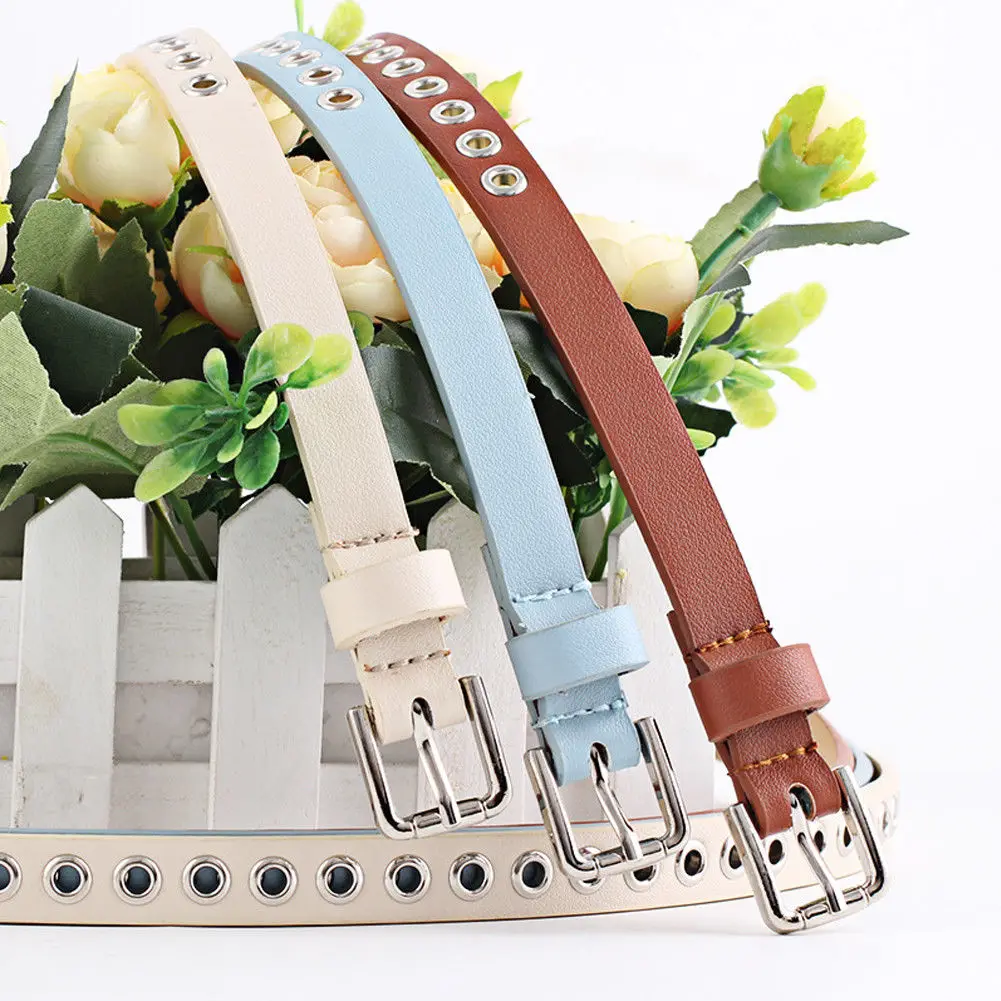 Fashion Pu Leather Belt for Ladies Women with Rivet Studded Single Grommet Holes Waist Chain hip hop girls Rivet Bracelet
Fashion Pu Leather Belt for Ladies Women with Rivet Studded Single Grommet Holes Waist Chain hip hop girls Rivet Bracelet