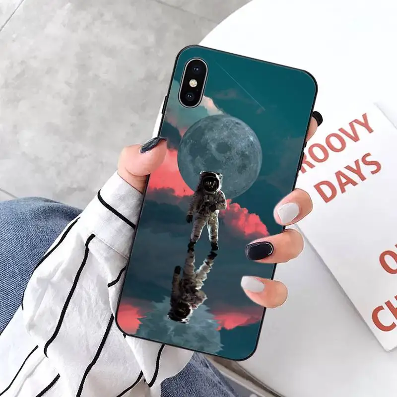 Space Moon Astronaut Phone Case for iPhone 11 12 pro XS MAX 8 7 6 6S Plus X 5S SE 2020 XR mini
Space Moon Astronaut Phone Case for iPhone 11 12 pro XS MAX 8 7 6 6S Plus X 5S SE 2020 XR mini