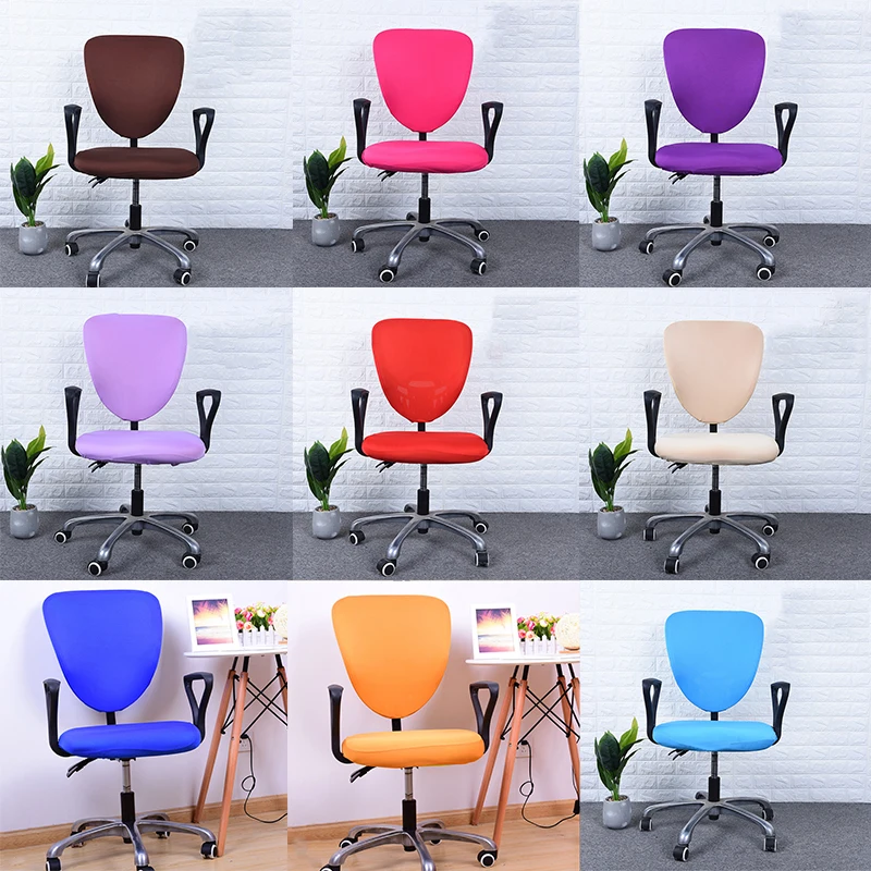 Office Chair Cover Solid Color Rotate Desk Seat Covers Slipcovers Home Chair Seat Back Cover Stain Resistant Chair Cover
Office Chair Cover Solid Color Rotate Desk Seat Covers Slipcovers Home Chair Seat Back Cover Stain Resistant Chair Cover