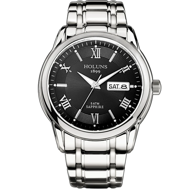 2021 new luxury full stainless steel mechanical watch automatic winding 5atm waterproof business men's mechanical super luminous
2021 new luxury full stainless steel mechanical watch automatic winding 5atm waterproof business men's mechanical super luminous
