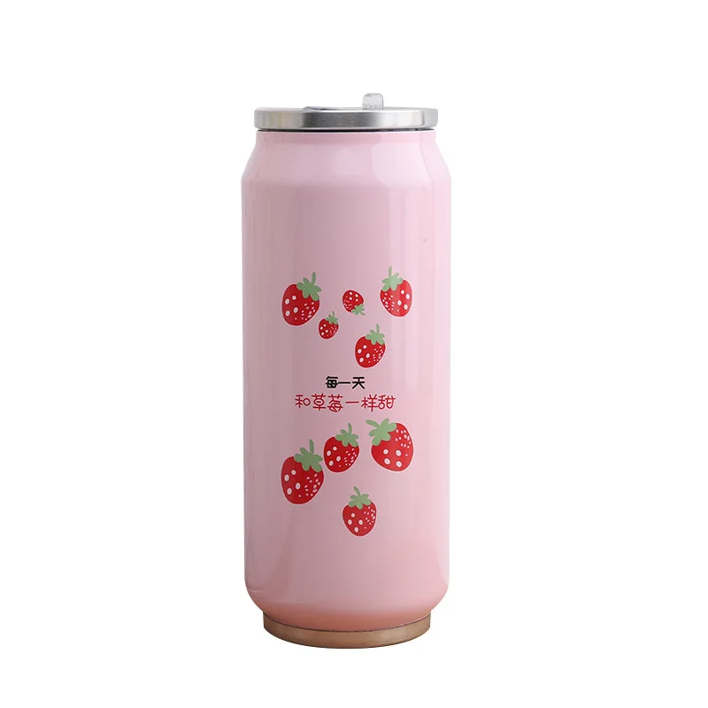 500ml cute kawaii strawberry thermos water bottle stainless steel thermos portable wide mouth can cup outdoor sports travel bott
500ml cute kawaii strawberry thermos water bottle stainless steel thermos portable wide mouth can cup outdoor sports travel bott