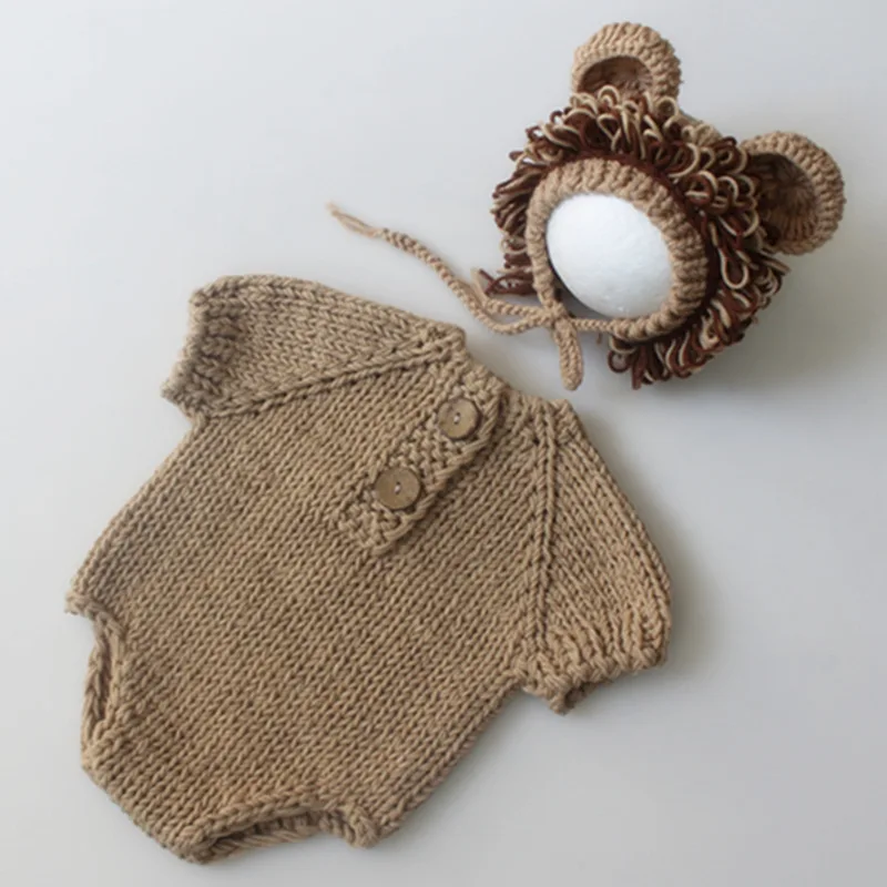 Newborn Baby Clothing Accessories Girl Boy Handmade Knitted Suit Photography Props Lion Animal Modeling Photography CostumeZL471
Newborn Baby Clothing Accessories Girl Boy Handmade Knitted Suit Photography Props Lion Animal Modeling Photography CostumeZL471