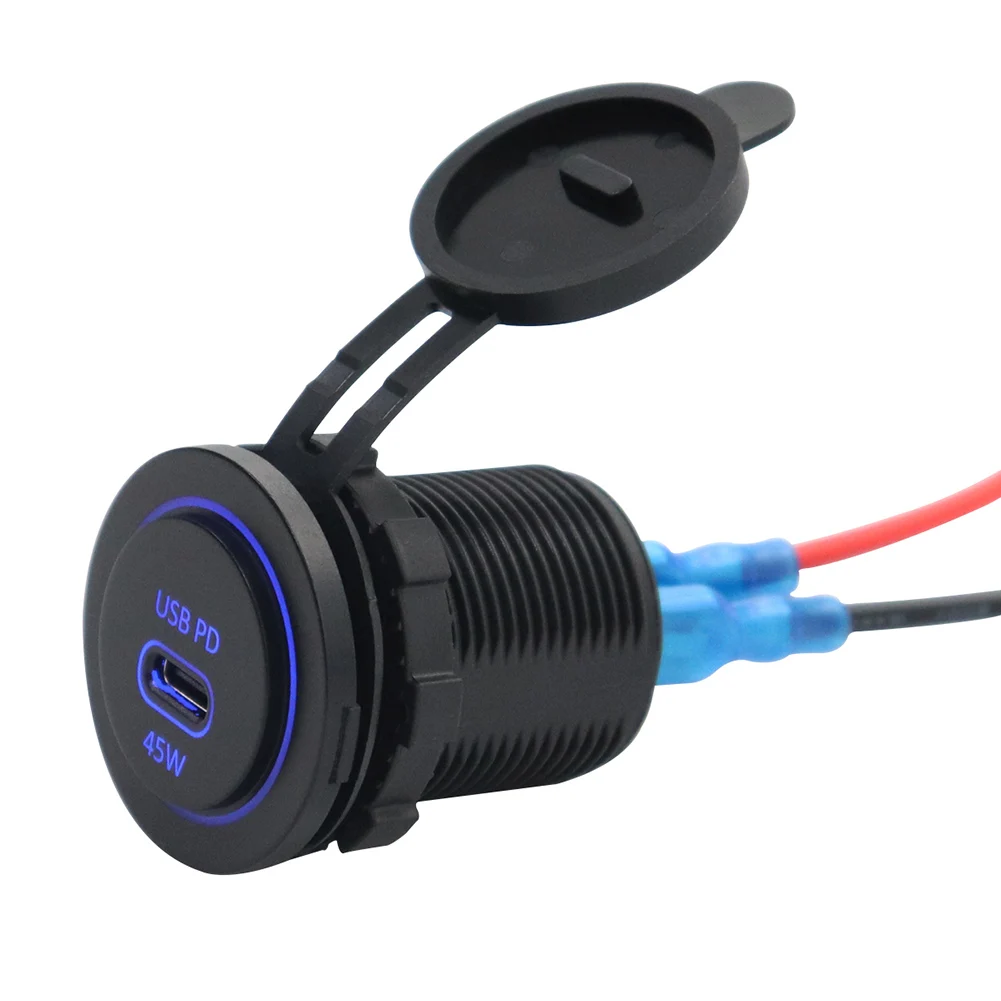 Universal Dual USB Car-charger Adapter USB Type C Car Charger 45W Power Delivery Mobile Phone Adapter Car Charger
Universal Dual USB Car-charger Adapter USB Type C Car Charger 45W Power Delivery Mobile Phone Adapter Car Charger
