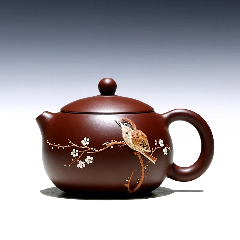 Two 】 yixing recommended pure manual teapot Pan Yezi mud beaming zhu xi shi 220 cc
Two 】 yixing recommended pure manual teapot Pan Yezi mud beaming zhu xi shi 220 cc