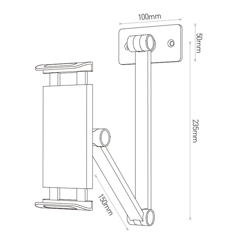 Tablet Stand Multi Angle Adjustable Three Shaft Design Aluminum Cell Phone Wall Mount Holder for iPhone iPad
Tablet Stand Multi Angle Adjustable Three Shaft Design Aluminum Cell Phone Wall Mount Holder for iPhone iPad