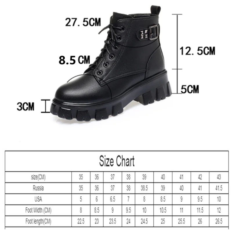 AIYUQI Women Winter Boots Genuine Leather 2021 New Fashion Natural Wool Warm Martin Boots Women Thick-soled Women's Ankle Boots
AIYUQI Women Winter Boots Genuine Leather 2021 New Fashion Natural Wool Warm Martin Boots Women Thick-soled Women's Ankle Boots