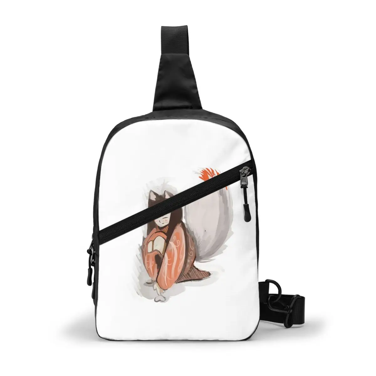 Японская нагрудная сумка с лисой, Складная Водонепроницаемая Сумка-слинг, Повседневная походная сумка из полиэстера
Японская нагрудная сумка с лисой, Складная Водонепроницаемая Сумка-слинг, Повседневная походная сумка из полиэстера