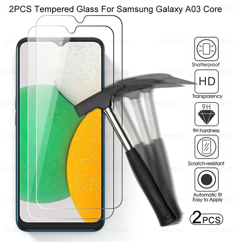 Закаленное стекло с полным покрытием для Samsung Galaxy A03 Core A03Core SM-A032F/DS, Взрывозащищенная HD-пленка для экрана 9H, 2 шт.
Закаленное стекло с полным покрытием для Samsung Galaxy A03 Core A03Core SM-A032F/DS, Взрывозащищенная HD-пленка для экрана 9H, 2 шт.