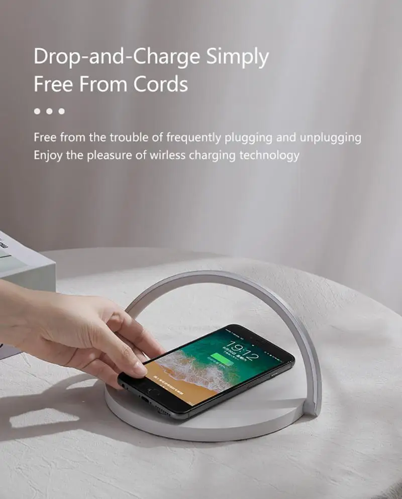 Wireless Fast Charger Table Lamp Night Light Phone Holder Pad For iPhone X XR XS 11 PRO Max Mobile Phone Charging Holder
Wireless Fast Charger Table Lamp Night Light Phone Holder Pad For iPhone X XR XS 11 PRO Max Mobile Phone Charging Holder