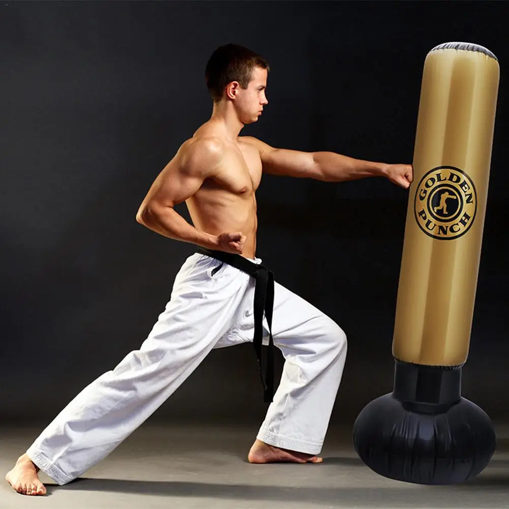 1.6M Boxing Bag PVC Elastic Inflatable Tumbler Type Increase Agile Punching Sandbag Children Adult Folding Training Sandbag
1.6M Boxing Bag PVC Elastic Inflatable Tumbler Type Increase Agile Punching Sandbag Children Adult Folding Training Sandbag
