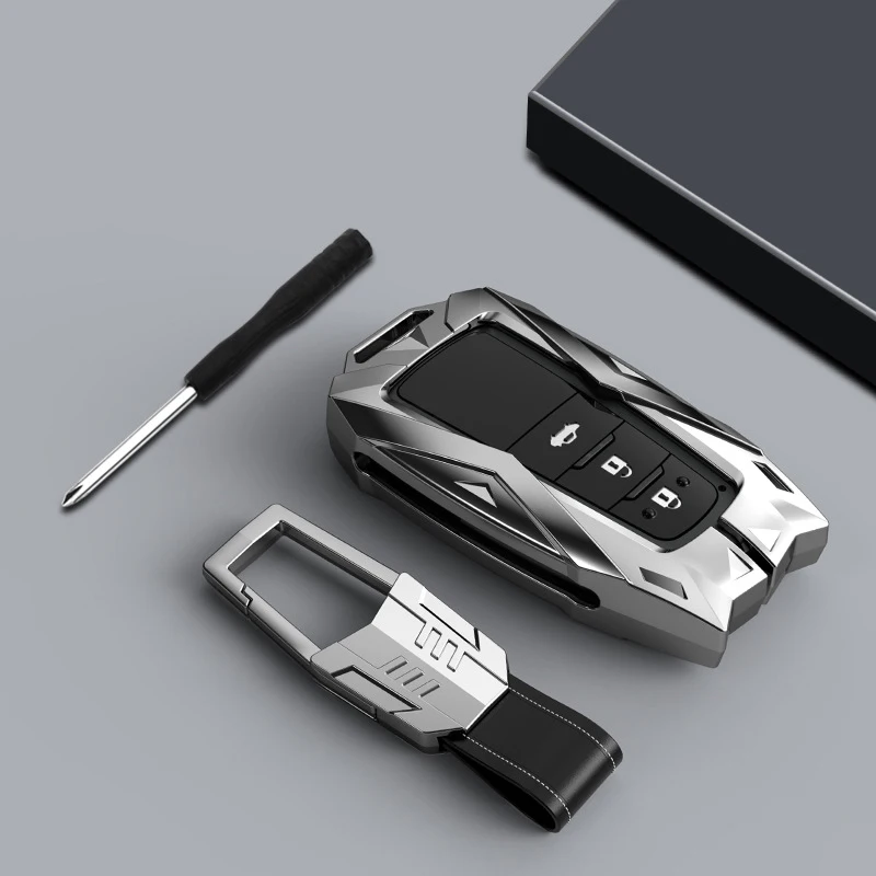 Zinc Alloy Car Remote Key Cover Case Key Shell For Toyota CHR C-HR Prado Camry Avalon Prius Corolla RAV4 Rongfang Yize Lei Ling
Zinc Alloy Car Remote Key Cover Case Key Shell For Toyota CHR C-HR Prado Camry Avalon Prius Corolla RAV4 Rongfang Yize Lei Ling