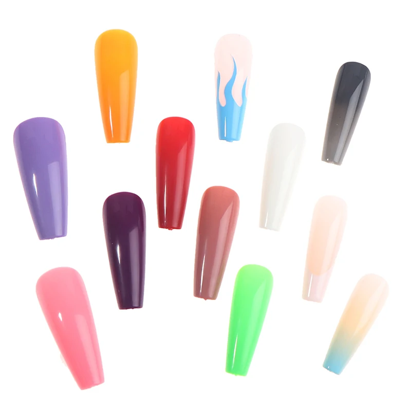 100Pcs/Set Colorful Matte Fake Nail Art Tips Long Ballerina Coffin Nails ABS Full Cover Fasle Nails Manicure Tools
100Pcs/Set Colorful Matte Fake Nail Art Tips Long Ballerina Coffin Nails ABS Full Cover Fasle Nails Manicure Tools