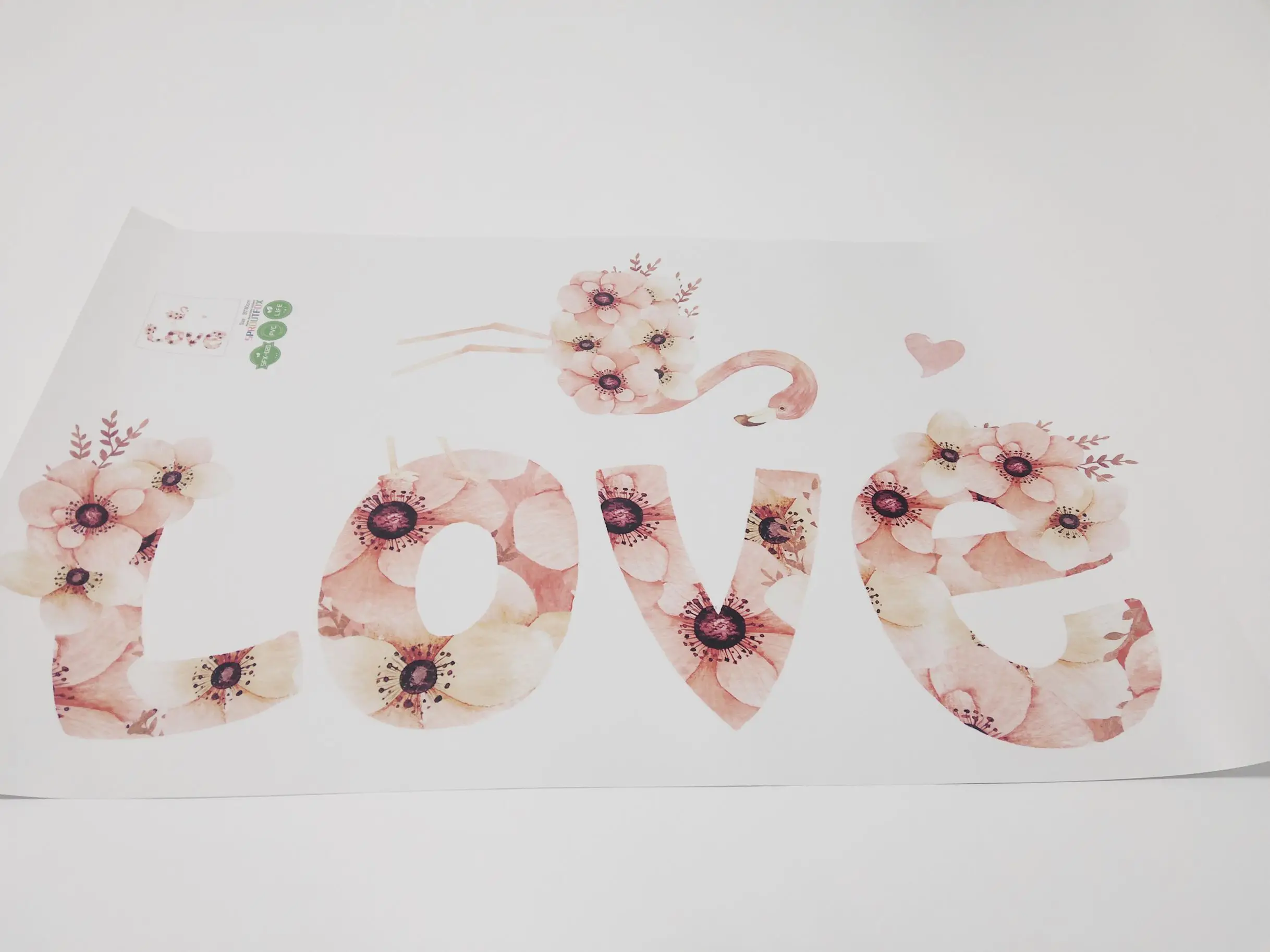 Word "Love " Wall Stickers with Pink Flamigo Home Decoration Living Room Bedroom Flower Decals Art Modern Poster
Word "Love " Wall Stickers with Pink Flamigo Home Decoration Living Room Bedroom Flower Decals Art Modern Poster