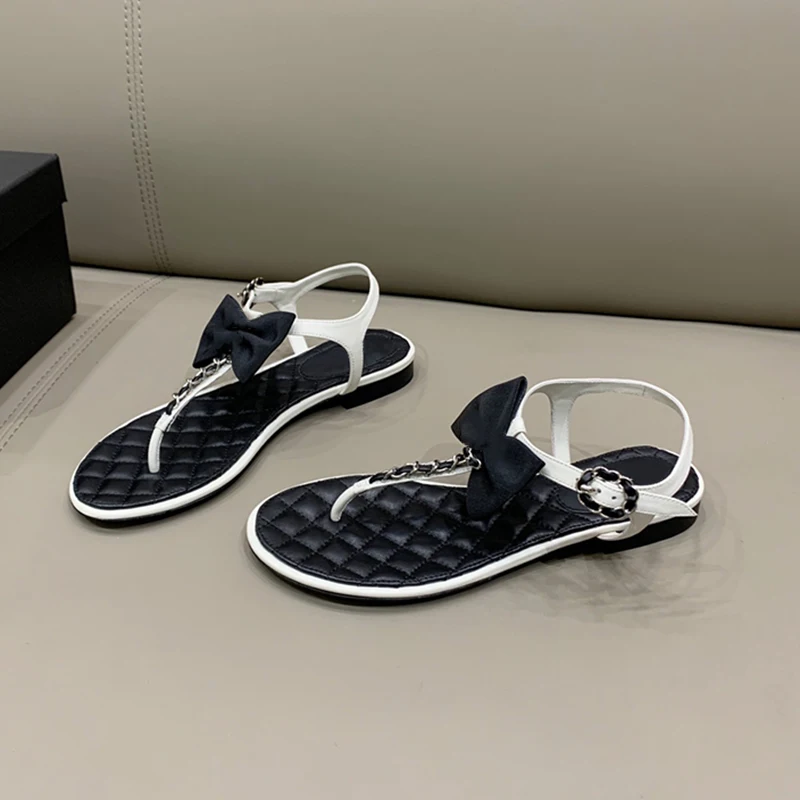 Brand Design Women's Slippers Spring Summer Bow Sandals Female Buckles Flat shoes Casual
Brand Design Women's Slippers Spring Summer Bow Sandals Female Buckles Flat shoes Casual