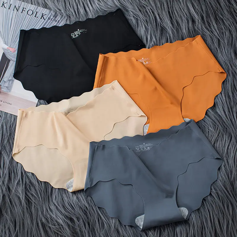 Soft ice silk seamless ladies underwear waist breathable cotton crotch briefs head
Soft ice silk seamless ladies underwear waist breathable cotton crotch briefs head