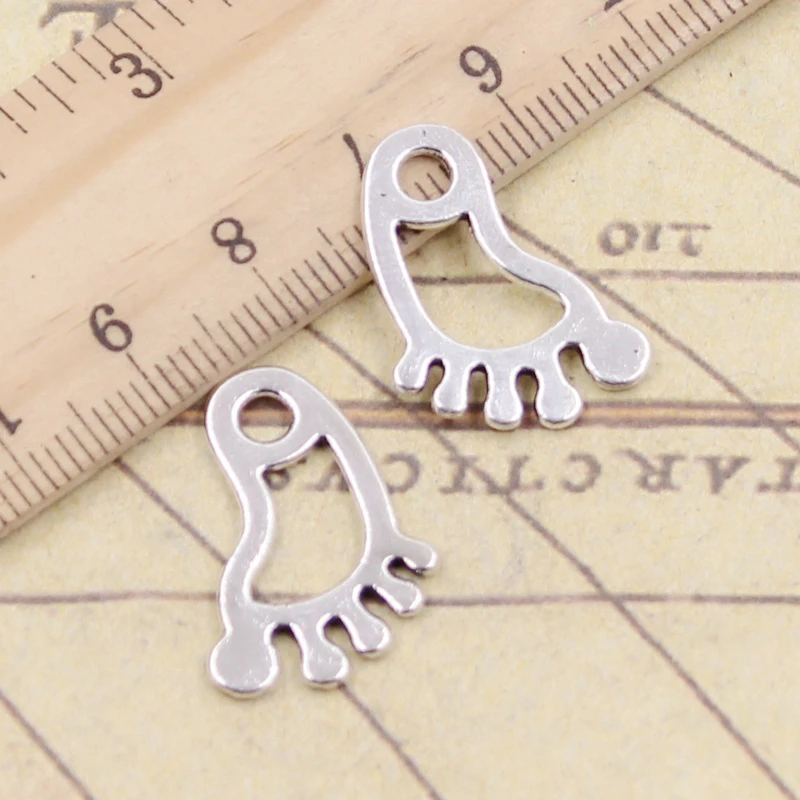 20pcs Charms Hollow Foot Feet 22x14mm Tibetan Silver Color Pendants Antique Jewelry Making DIY Handmade Craft
20pcs Charms Hollow Foot Feet 22x14mm Tibetan Silver Color Pendants Antique Jewelry Making DIY Handmade Craft