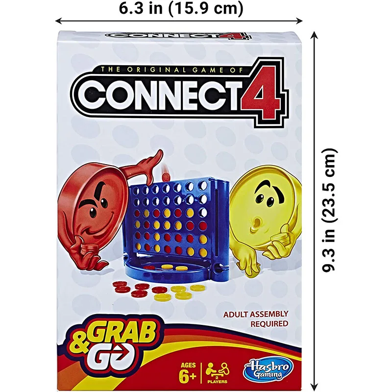 Hasbro Connect 4 Fun on The Run Board Games Travel Edition Team Building Classic Party Toy Educational Kids Toys Chirstmas Gift
Hasbro Connect 4 Fun on The Run Board Games Travel Edition Team Building Classic Party Toy Educational Kids Toys Chirstmas Gift