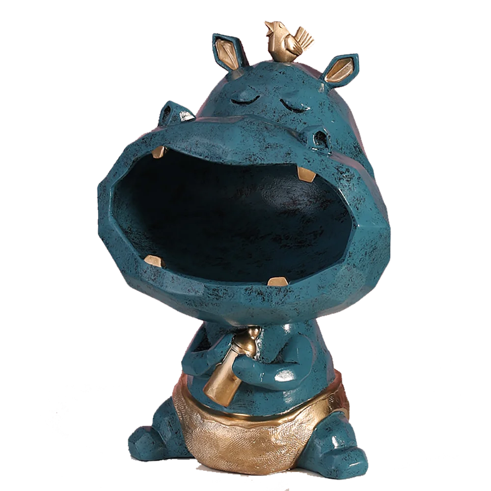 Cool Big Mouth Hippo Resin Figurine Candy Key Makeup Storage Box For Home Decoration Statue Living Room Decor Sculpture Ornament
Cool Big Mouth Hippo Resin Figurine Candy Key Makeup Storage Box For Home Decoration Statue Living Room Decor Sculpture Ornament