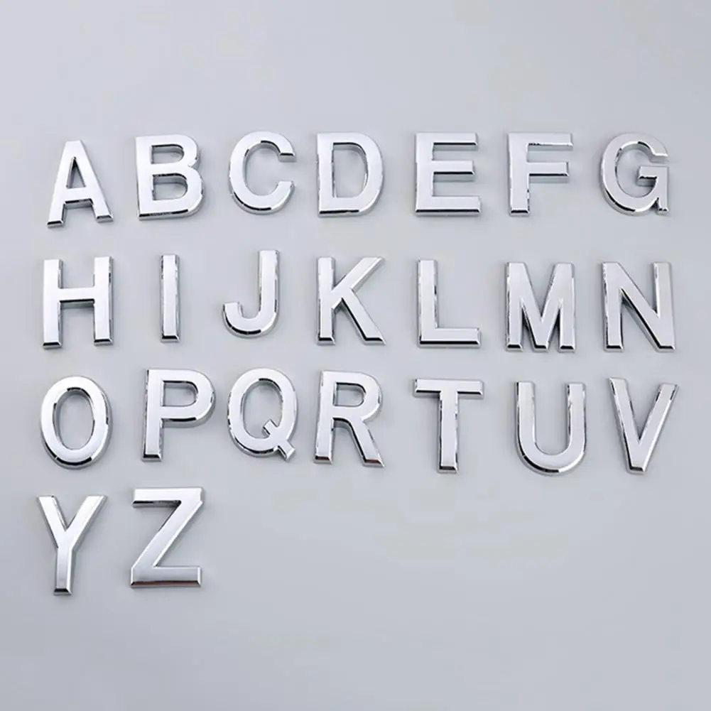 5cm Plated Door Plaque Address English Letter Alphabet Plate Sign for Home Address
5cm Plated Door Plaque Address English Letter Alphabet Plate Sign for Home Address