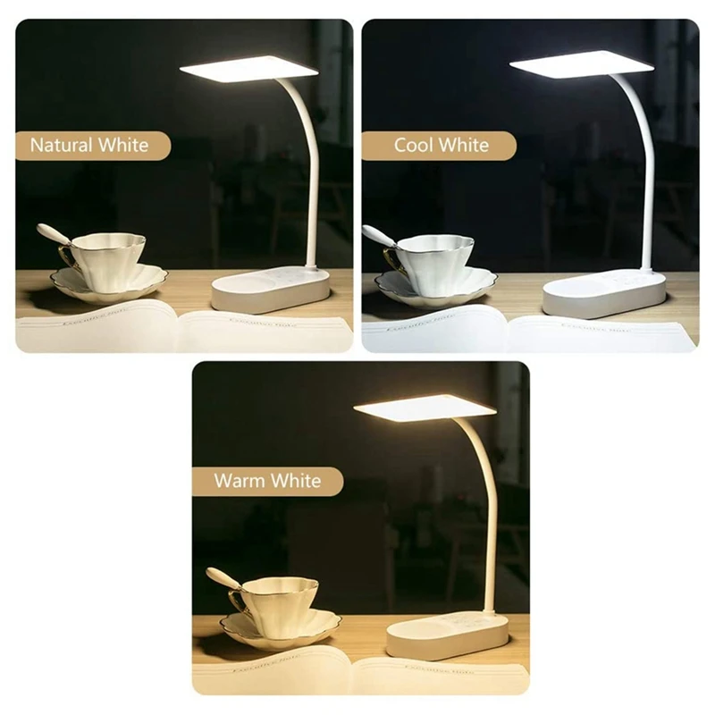 Cordless USB Rechargeable Powered Desk Table Reading Lamp 40 Led, Contact 3 Colors Dimmable 6 Brightness,Memory Function
Cordless USB Rechargeable Powered Desk Table Reading Lamp 40 Led, Contact 3 Colors Dimmable 6 Brightness,Memory Function