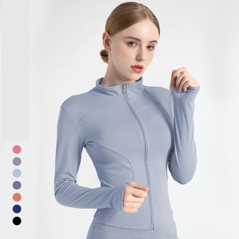 Women Running Shirts Gym Long sleeves Standing-collar Fitness Workout Zip Casual Outdoor Sports Jacket Yoga Short-style Coat
Women Running Shirts Gym Long sleeves Standing-collar Fitness Workout Zip Casual Outdoor Sports Jacket Yoga Short-style Coat