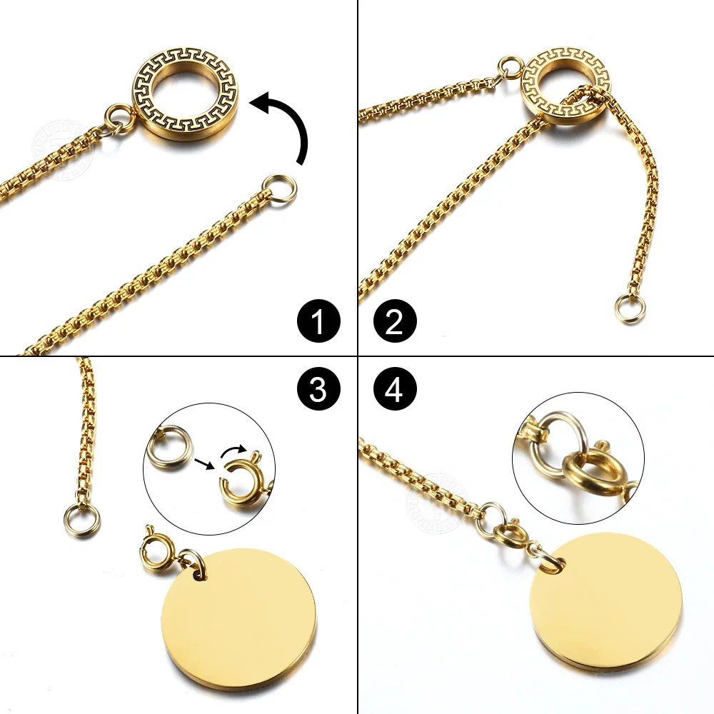 2mm Choker Necklace Stainless Steel Engraving Name Tag Pendant Necklace For Women Girls Box Link Chain DTNS019
2mm Choker Necklace Stainless Steel Engraving Name Tag Pendant Necklace For Women Girls Box Link Chain DTNS019