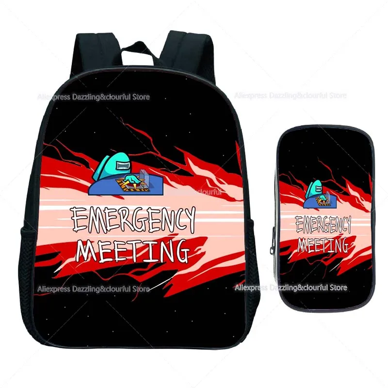 Among Us Impostors Mini Backpack for Toddler Girl Boy Kids Anime Kindergarten Rucksack 2pcs Set Child Bookbag Mochila Infantil 
Among Us Impostors Mini Backpack for Toddler Girl Boy Kids Anime Kindergarten Rucksack 2pcs Set Child Bookbag Mochila Infantil