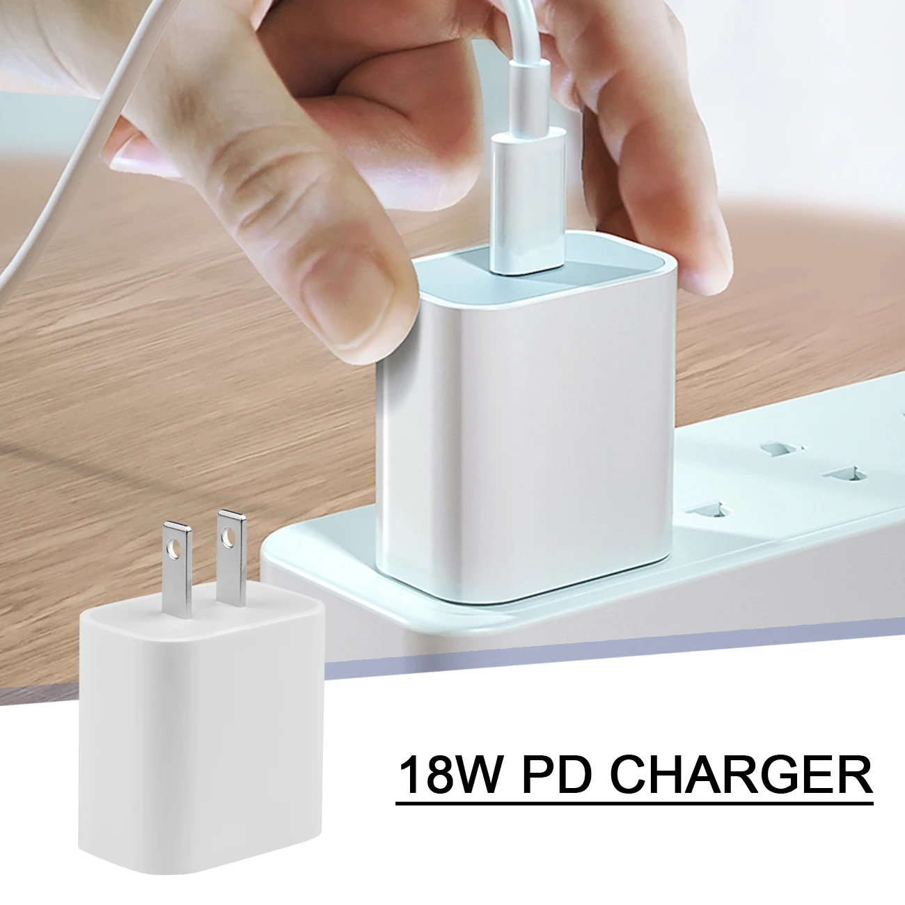 18W PD Type C USB Wall Charger Fast Charging Power Adapter Portable Travel EU/US Plug for iPhone 11/XR/XS Max/8
18W PD Type C USB Wall Charger Fast Charging Power Adapter Portable Travel EU/US Plug for iPhone 11/XR/XS Max/8