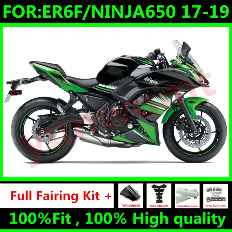 Полный комплект обтекателей ABS для Kawasaki ER6F Ninja 650 17 18 19 ninja650 2017 2018 2019 обтекатель