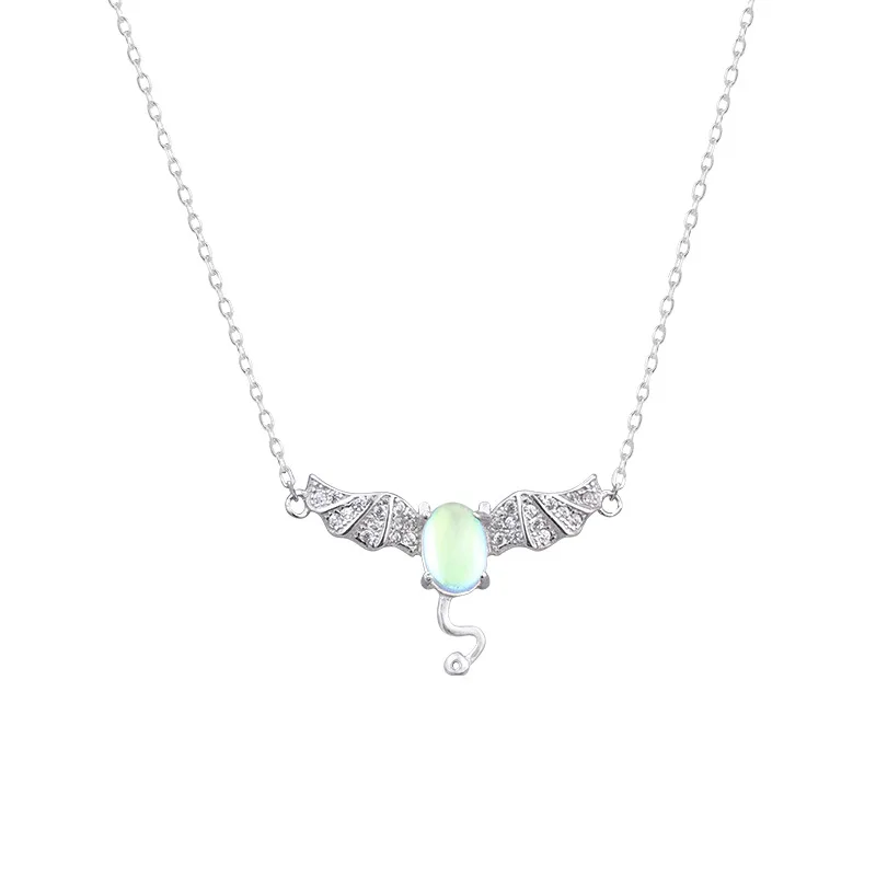 CSHOU57 925 silver forest necklace female moonstone small devil clavicle chain personality birthday gift
CSHOU57 925 silver forest necklace female moonstone small devil clavicle chain personality birthday gift