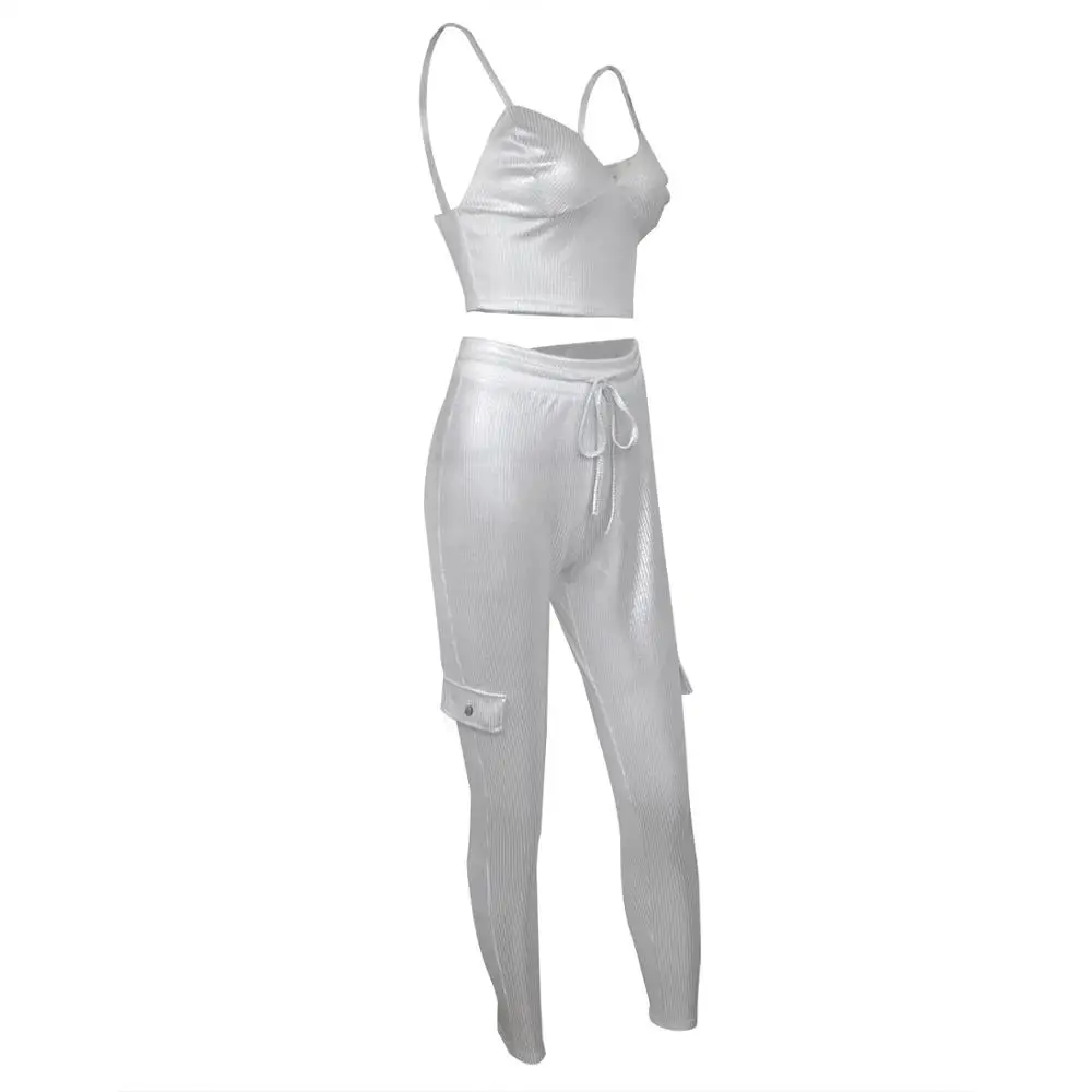 2 Piece Sets Womens Wholesale Plus Size Clothing Sexy Knitted Tight Suspender Tops + Trousers 2 Piece Set Club Outfits For Women
2 Piece Sets Womens Wholesale Plus Size Clothing Sexy Knitted Tight Suspender Tops + Trousers 2 Piece Set Club Outfits For Women