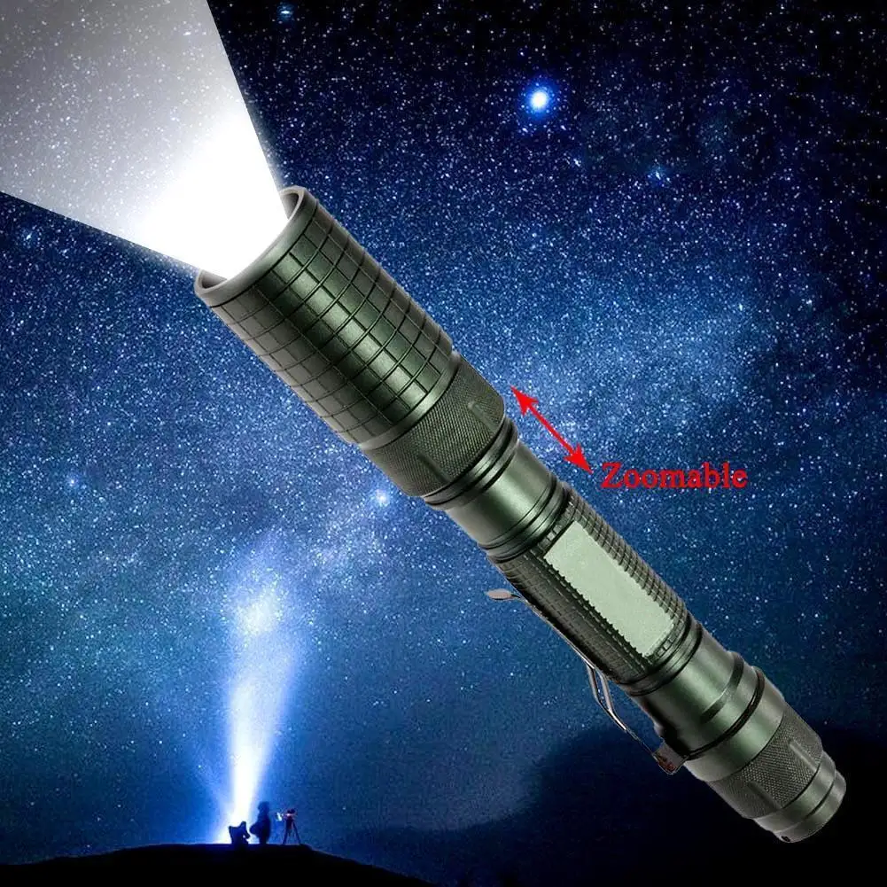 2000 люменов X-T6 светодиодный тактический фонарик с увеличением супер яркий