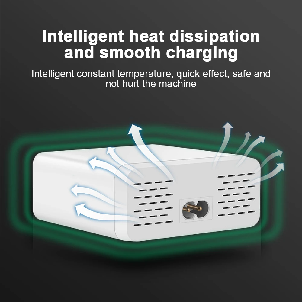 FLOVEME 5V 8A Multi-port 6 USB Fast Charger For iPhone Samsung Xiaomi Tablet with Smart Digital Display Charger QC3.0 Universal
FLOVEME 5V 8A Multi-port 6 USB Fast Charger For iPhone Samsung Xiaomi Tablet with Smart Digital Display Charger QC3.0 Universal