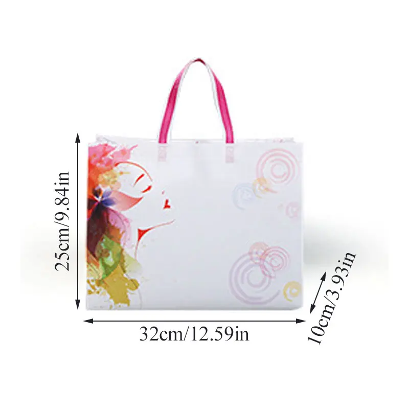 Unisex Large Fabric Shopper Bags Grocery Bags Pouch New Flowers Foldable Shopping Bag Reusable Non-Woven Eco Tote Bags
Unisex Large Fabric Shopper Bags Grocery Bags Pouch New Flowers Foldable Shopping Bag Reusable Non-Woven Eco Tote Bags
