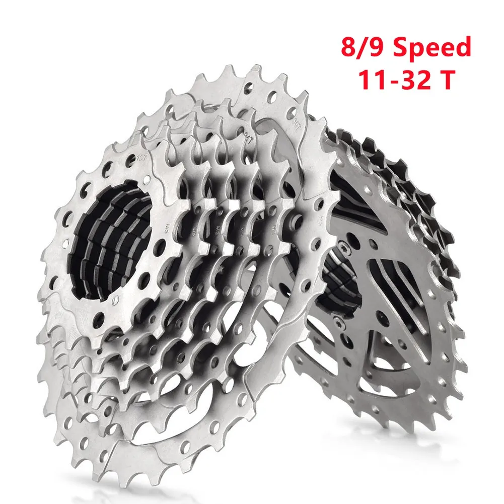 8/9 Speed Bicycle Cassette Flywheel For SHIMANO 11-32T MTB Road Bike Spinning Freewheel Ultralight Steel Cycling Sprocket Parts
8/9 Speed Bicycle Cassette Flywheel For SHIMANO 11-32T MTB Road Bike Spinning Freewheel Ultralight Steel Cycling Sprocket Parts