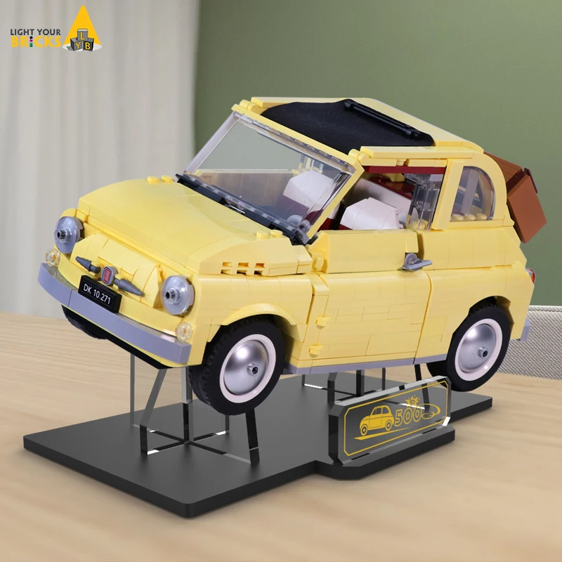 Acrylic Display Stand For 10271 Creator Fiat 500 Car Model Building Blocks (Not include the model)
Acrylic Display Stand For 10271 Creator Fiat 500 Car Model Building Blocks (Not include the model)