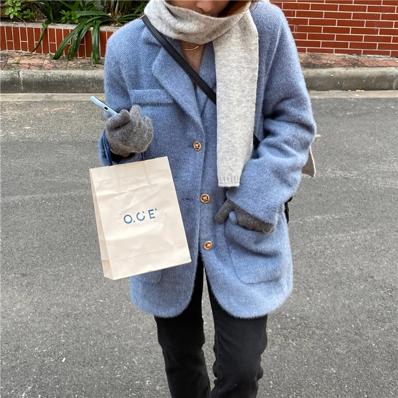 Alien Kitty Chic Fashion Versatile Gentle Elegant Loose Short 2021 Women Warm Tops Casual Single Breasted Solid Suit Coat
Alien Kitty Chic Fashion Versatile Gentle Elegant Loose Short 2021 Women Warm Tops Casual Single Breasted Solid Suit Coat