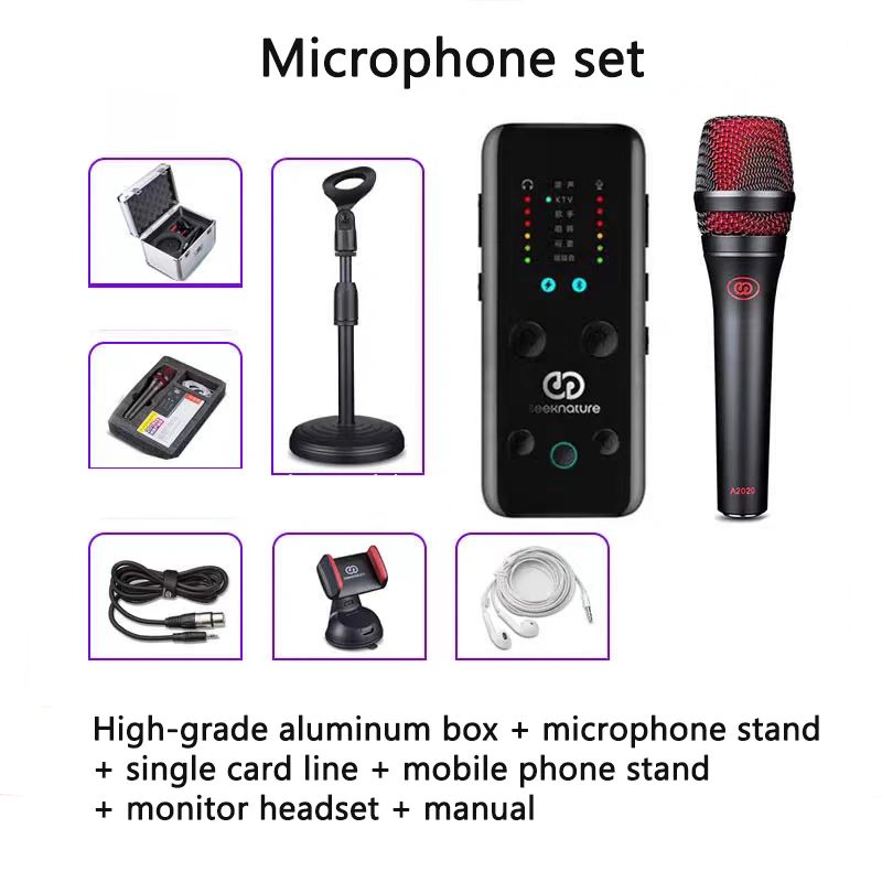 Звуковая карта Микрофон в прямом эфире комплект звуковая карта на открытом воздухе Мобильный Телефон Запись песня звуковая карта пение моб...
Звуковая карта Микрофон в прямом эфире комплект звуковая карта на открытом воздухе Мобильный Телефон Запись песня звуковая карта пение моб...