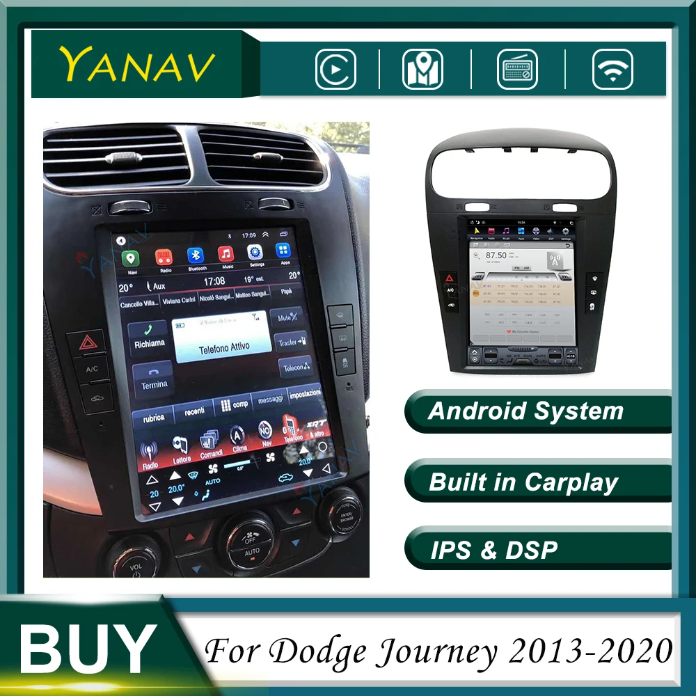 Автомагнитола PX6, Android, 2 Din, для Dodge Journey 2013-2020, GPS-навигация, стереомагнитофон, мультимедийный плеер с головным устройством Carplay
Автомагнитола PX6, Android, 2 Din, для Dodge Journey 2013-2020, GPS-навигация, стереомагнитофон, мультимедийный плеер с головным устройством Carplay