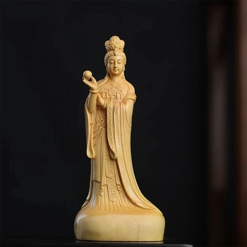 Boxwood 12cm Mazu Sculpture Wood Carving Sea Goddess Statue Figure Buddha Worship Feng Shui Ma Zu Home Decor
Boxwood 12cm Mazu Sculpture Wood Carving Sea Goddess Statue Figure Buddha Worship Feng Shui Ma Zu Home Decor