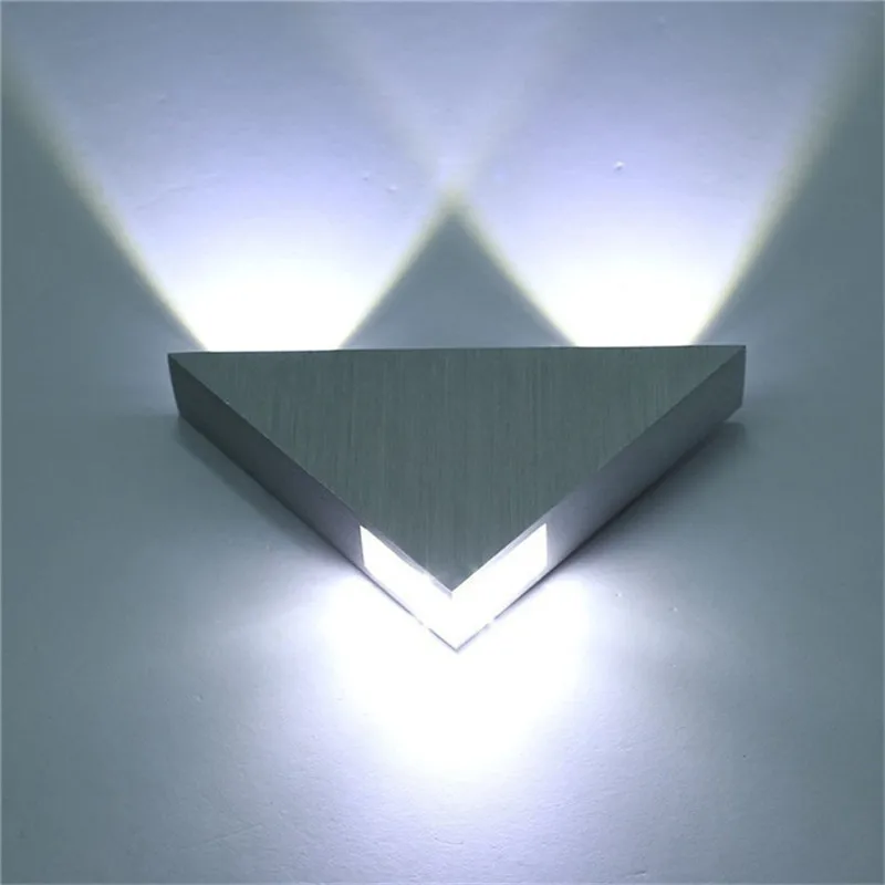 Indoor LED Lighting Aluminium 3W Wall Lamp Triangle Shape Modern Bedroom Beside Light for Home Decor AC110V 220V
Indoor LED Lighting Aluminium 3W Wall Lamp Triangle Shape Modern Bedroom Beside Light for Home Decor AC110V 220V