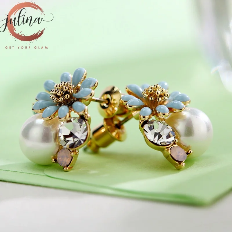 New South Korea SimplePearl Earrings Fashion Trend Sweet Daisy Earrings Candy Color Bead Earrings Women
New South Korea SimplePearl Earrings Fashion Trend Sweet Daisy Earrings Candy Color Bead Earrings Women