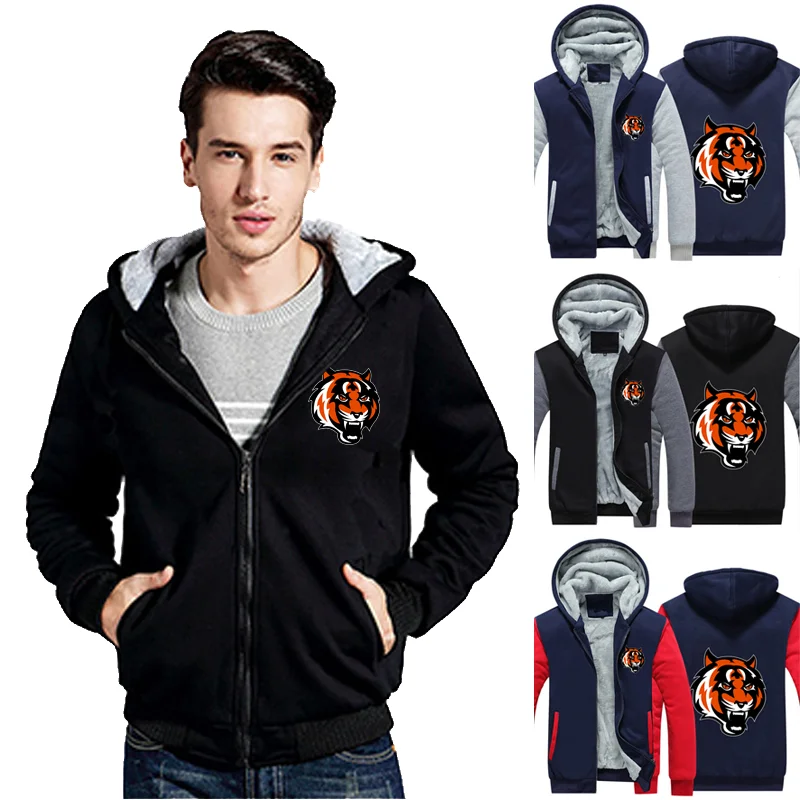 2021 Fall/Winter Men's Hoodie Winter Thicken Warm Fleece Zipper Men's Jacket Jacket Sportswear
2021 Fall/Winter Men's Hoodie Winter Thicken Warm Fleece Zipper Men's Jacket Jacket Sportswear