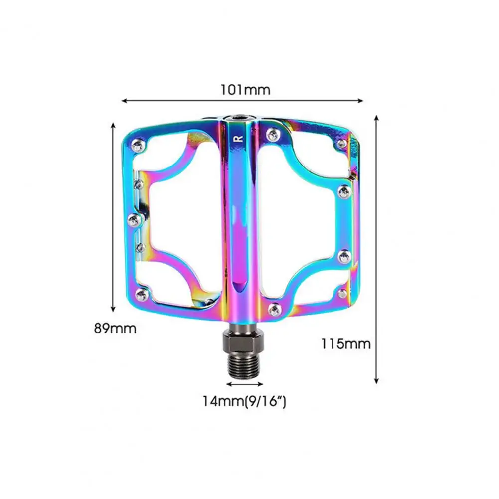 1 Pair Bike Pedals Large Force Antiskid Multicolor Cool Colorful 3 Bearing Cycling Pedal for Mountain Road Bicycle
1 Pair Bike Pedals Large Force Antiskid Multicolor Cool Colorful 3 Bearing Cycling Pedal for Mountain Road Bicycle
