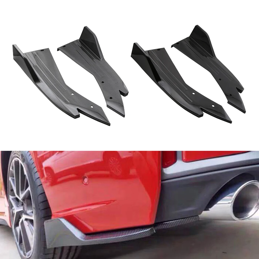 2PCS Auto Decorative Protective Guards Car Rear Bumper Lip Winglets Side Skirt Splitters Spoiler Lips Wing Trim Bumper Splitter
2PCS Auto Decorative Protective Guards Car Rear Bumper Lip Winglets Side Skirt Splitters Spoiler Lips Wing Trim Bumper Splitter